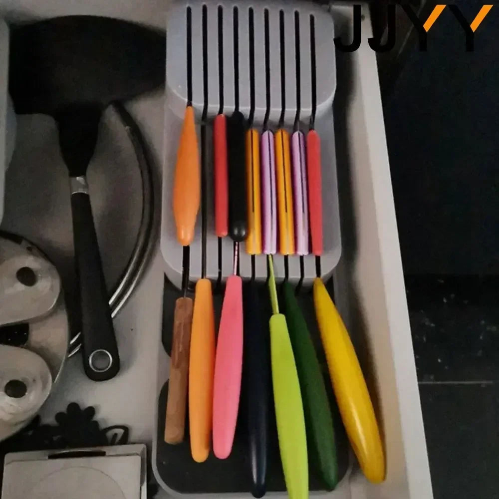 ארגונית מגירה מעוצבת לאחסון סכיני מטבח