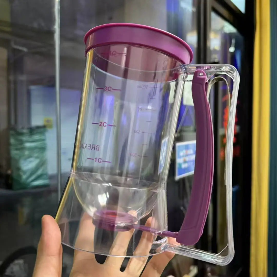 דיספנסר ומחלק בלילה ידני עם מד שנתות וידית קפיצית – תשע-מאות מיליליטר